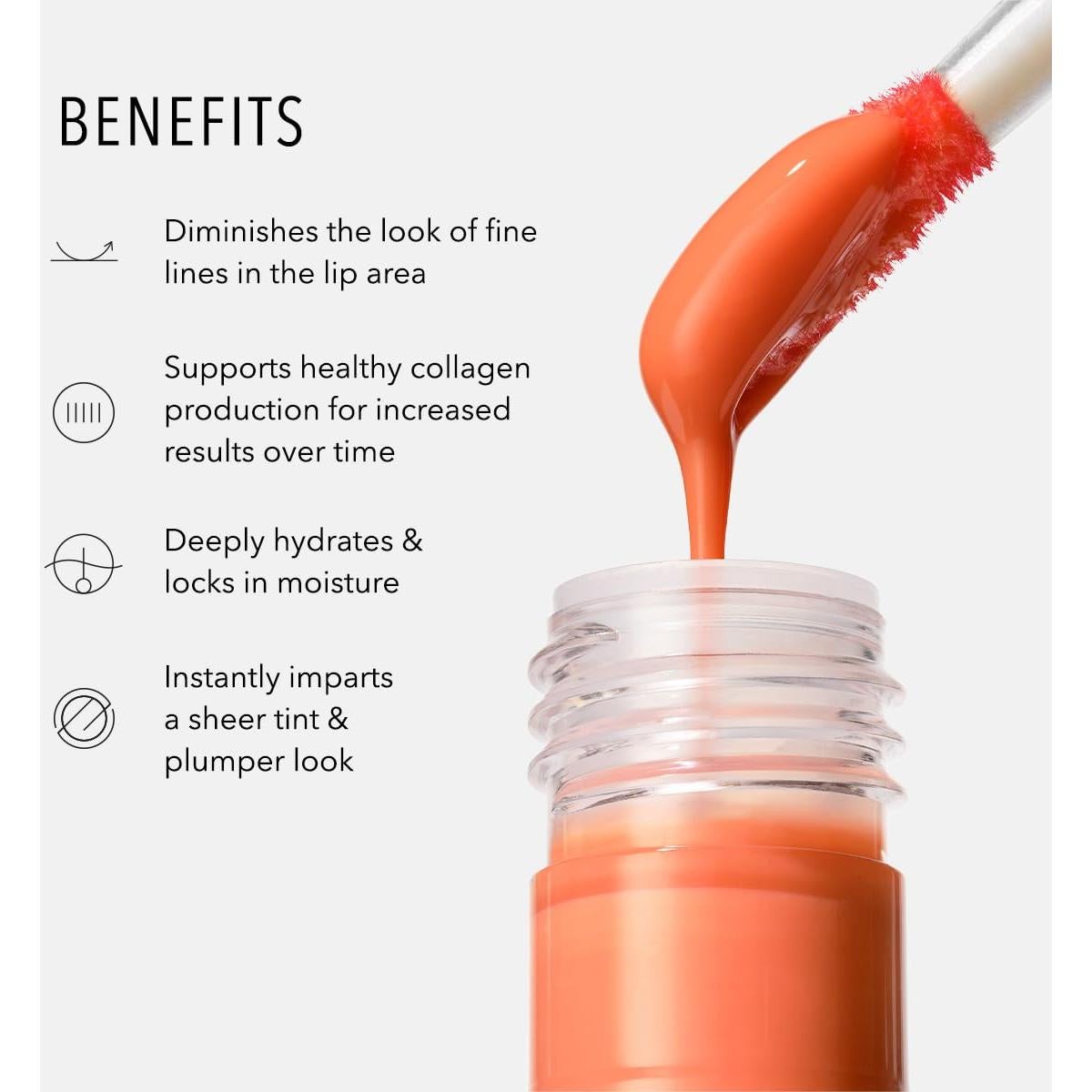 Brillo Voluminizador para Labios HydroPeptide Rubor de Playa 22.68g