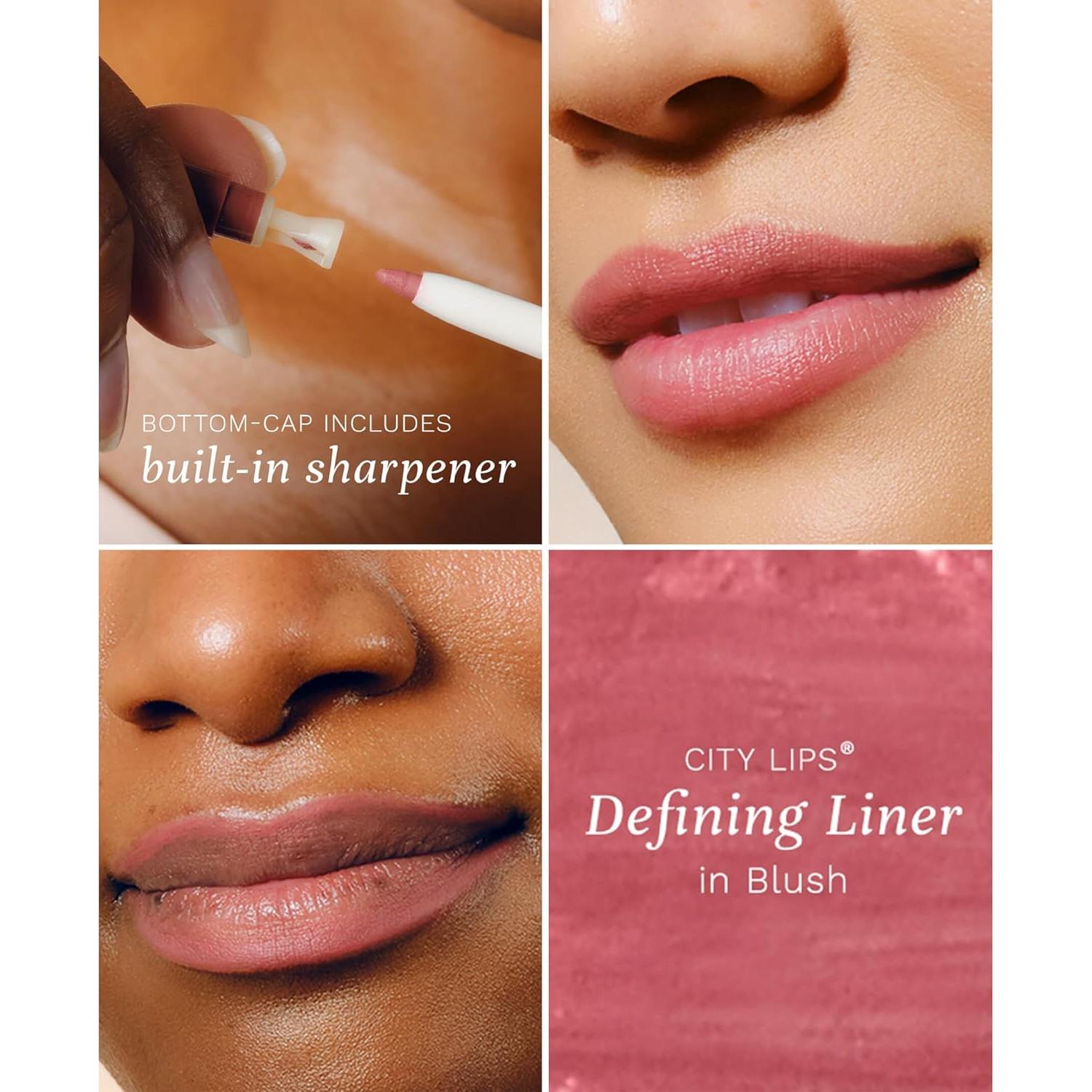 Lápiz Labial Definidor City Beauty - Rubor Rosa Nude 9g