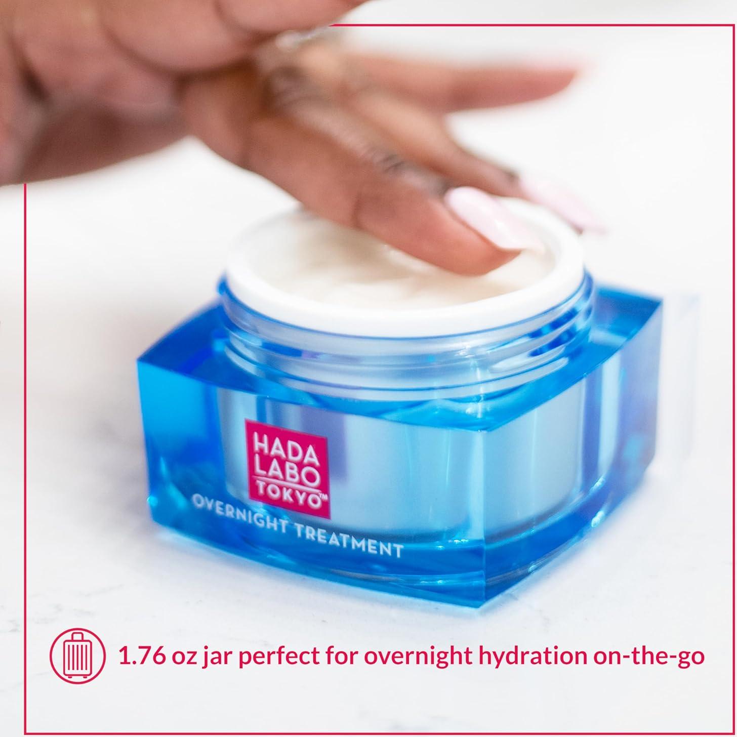 Crema Nocturna Hada Labo Tokyo 50g - Ácido Hialurónico y Colágeno