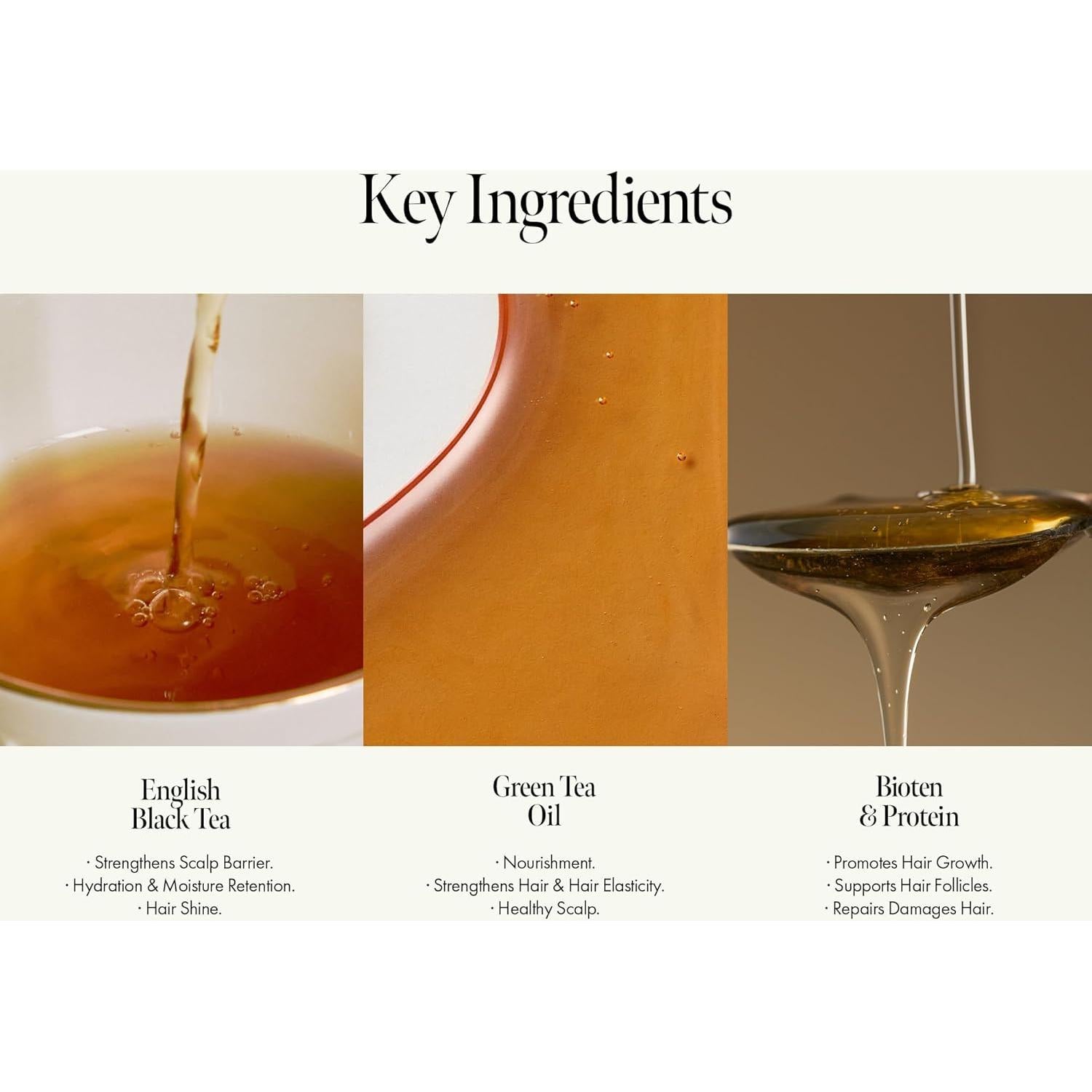 Esencia Capilar Nutritiva Welcos Té Negro 50ml - Brillo y Fuerza