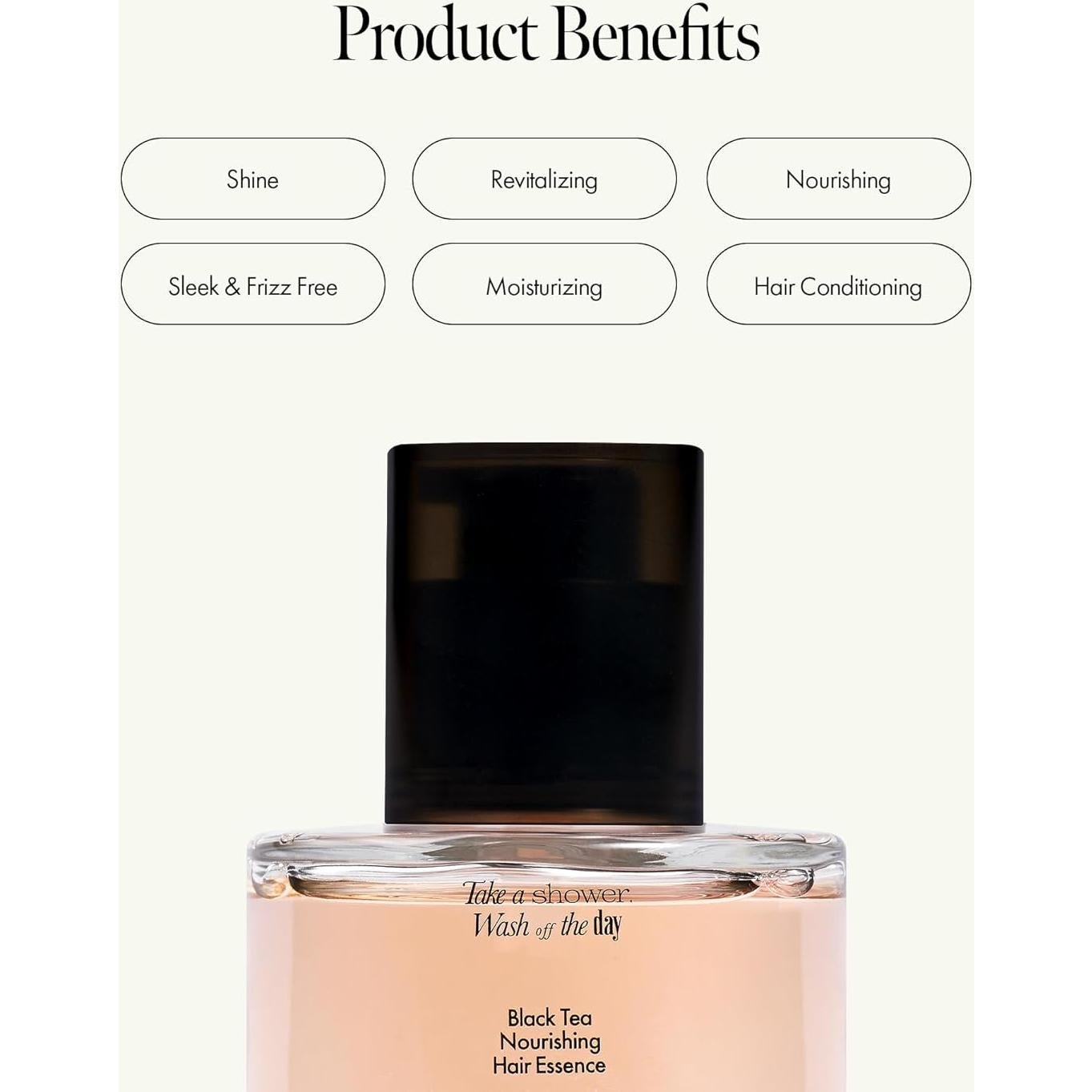 Esencia Capilar Nutritiva Welcos Té Negro 50ml - Brillo y Fuerza