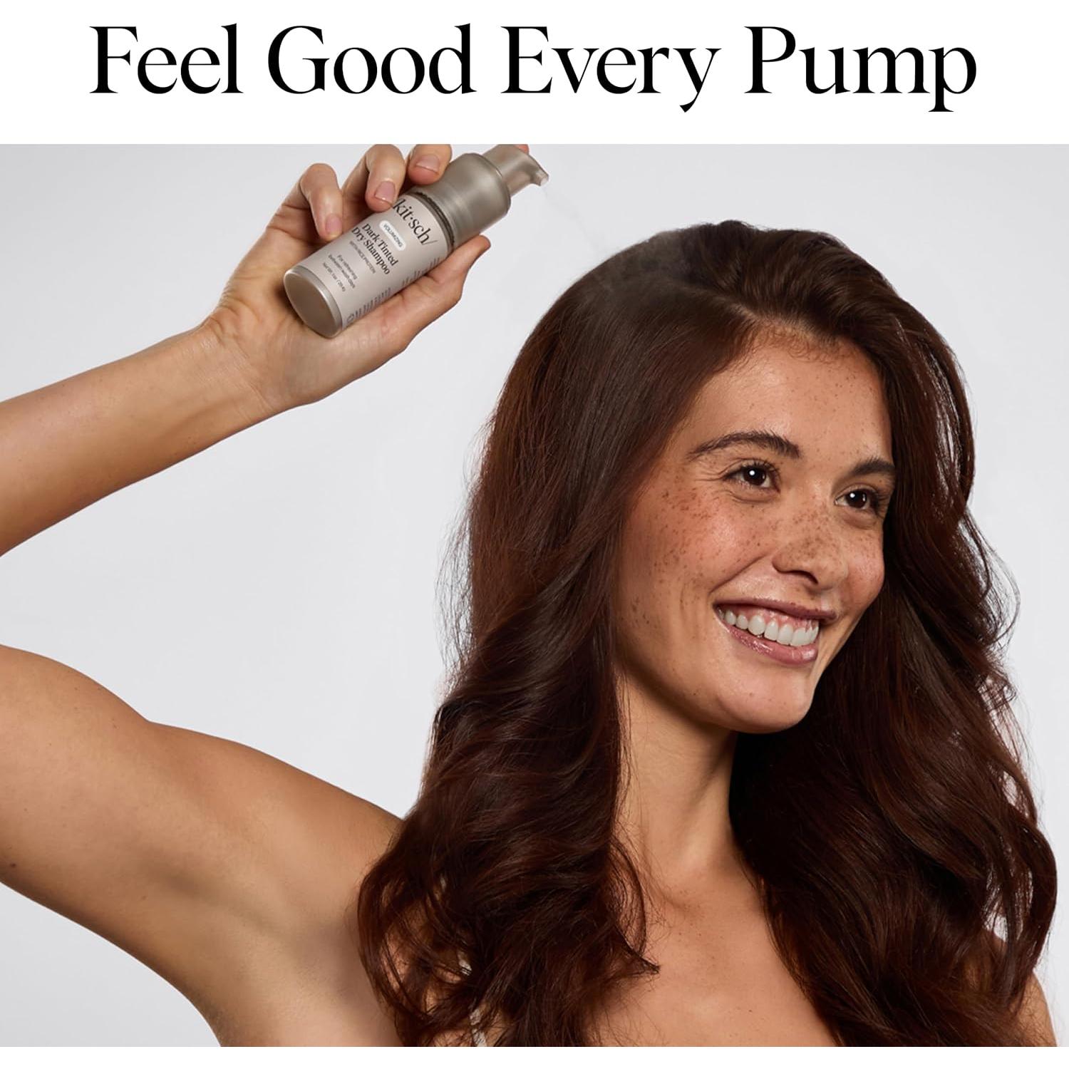 Champú Seco Voluminizador Kitsch 28g - Sin Residuos, Tinte Oscuro