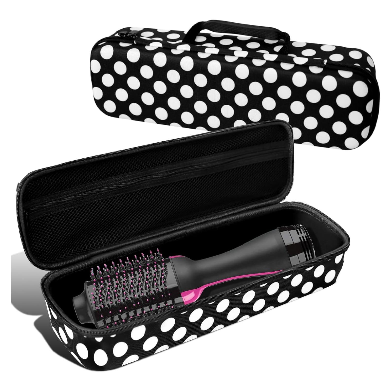Funda Dura para Cepillo Secador de Cabello Revlon 1.0/Plus 2.0 - Negro