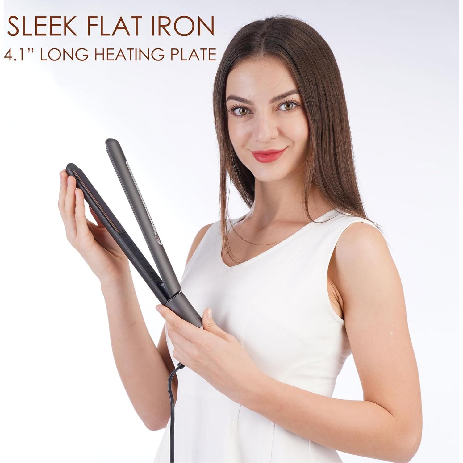 Plancha de Cabello NITION Cerámica Tourmalina 6 Temperaturas