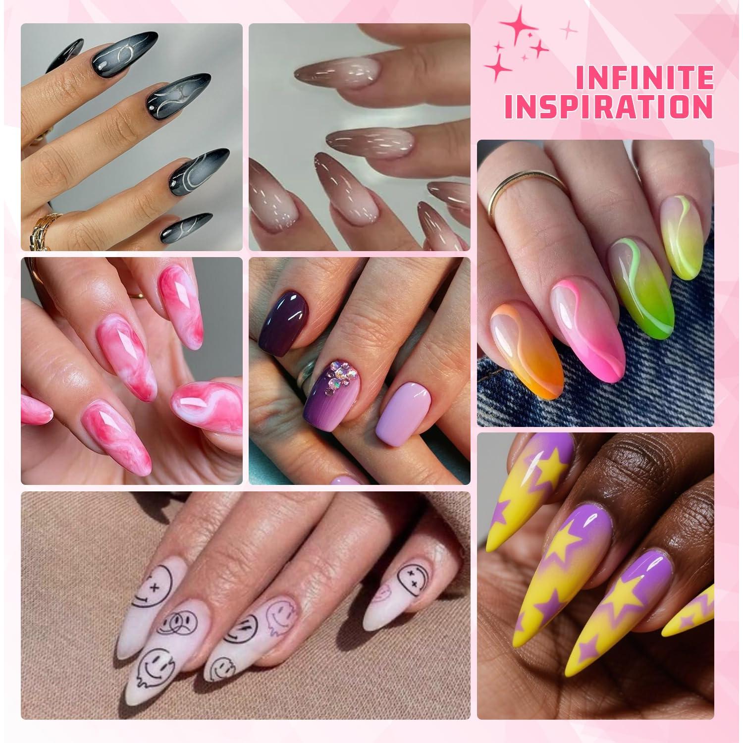 Esponjas Suaves para Pintar Uñas Ombre Karroy 100PCS