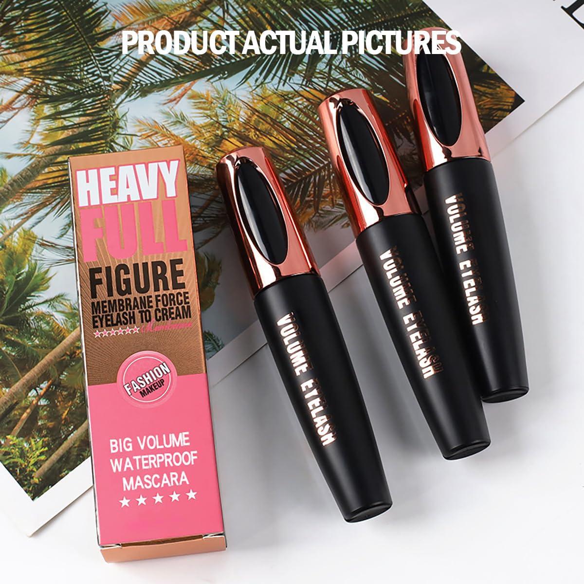 Máscara de Pestañas 4D Tiejdhr - Volumen y Longitud 3 Paquetes