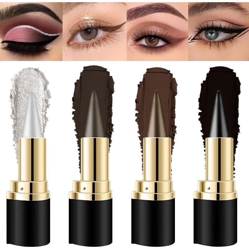 Delineador de Ojos Negro Goth BANGFENG 2 Pcs Impermeable