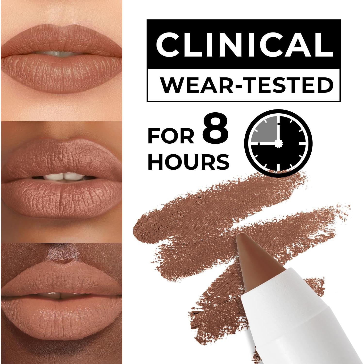 Lápiz Delineador de Labios Lamel Matte Gel Rosa Ceniza 1.7g