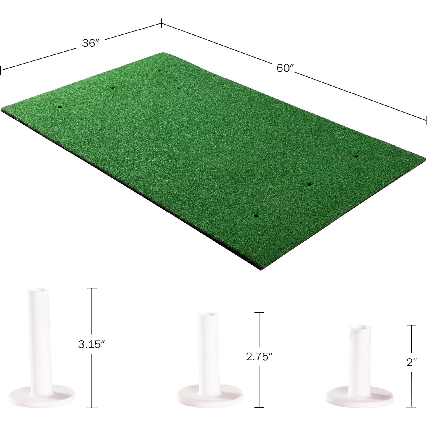 Alfombra de Golf Wakeman 1,52x0,91m con 6 Tees