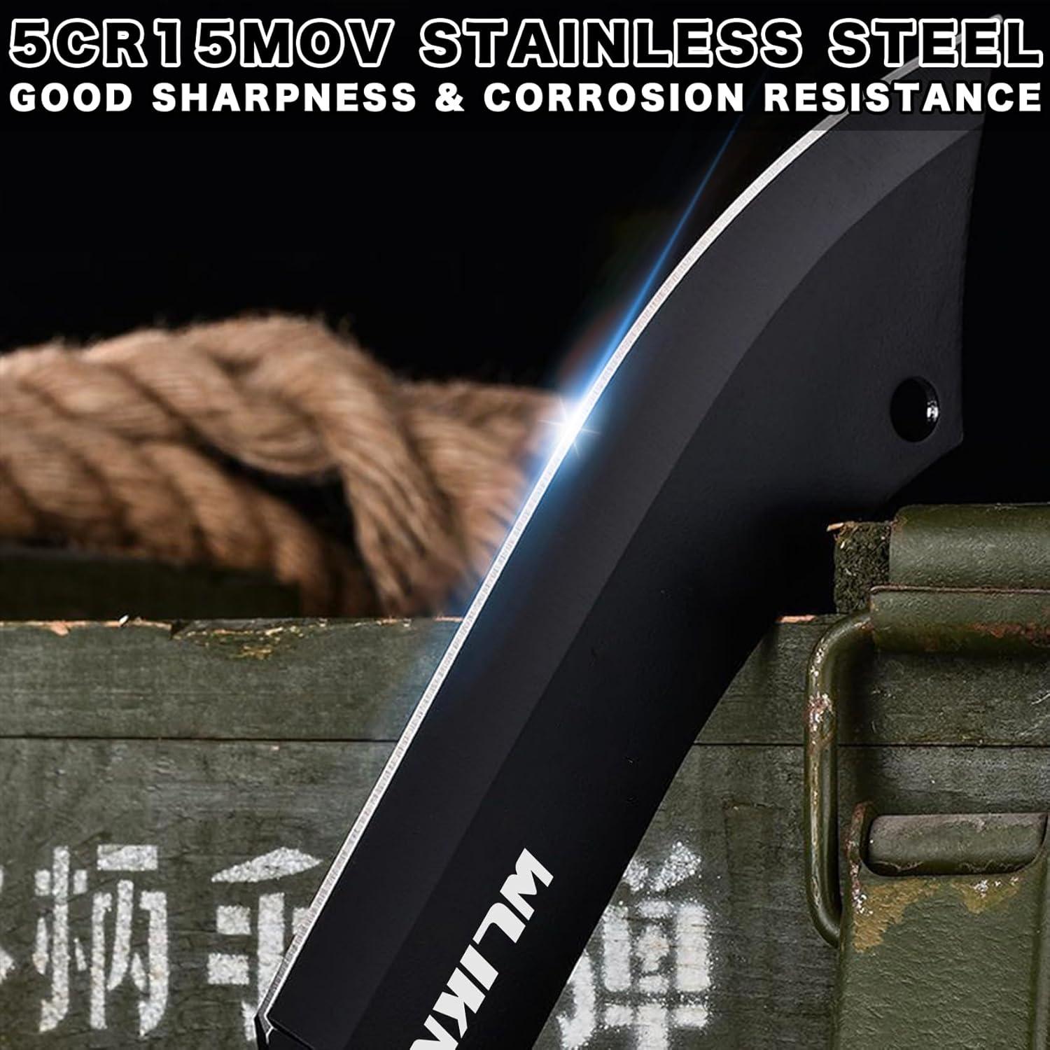 Cuchillo de Supervivencia Wlikn TD-02-BLK-IR-US 30cm Acero