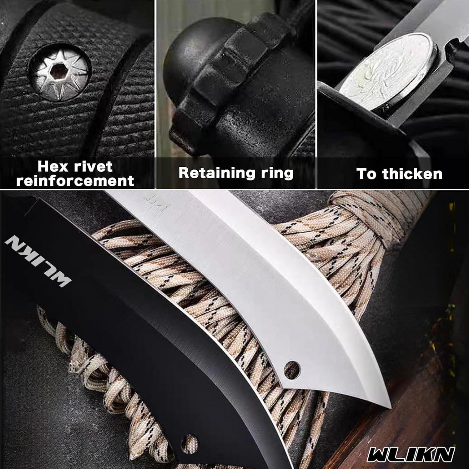 Cuchillo de Supervivencia Wlikn TD-02-BLK-IR-US 30cm Acero