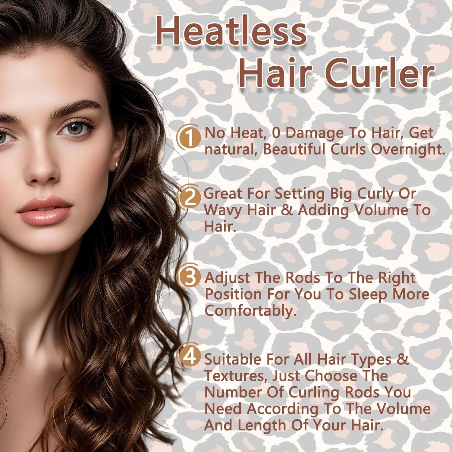 Rizador de Cabello Sin Calor ZEYER - 3 Varillas Nocturnas