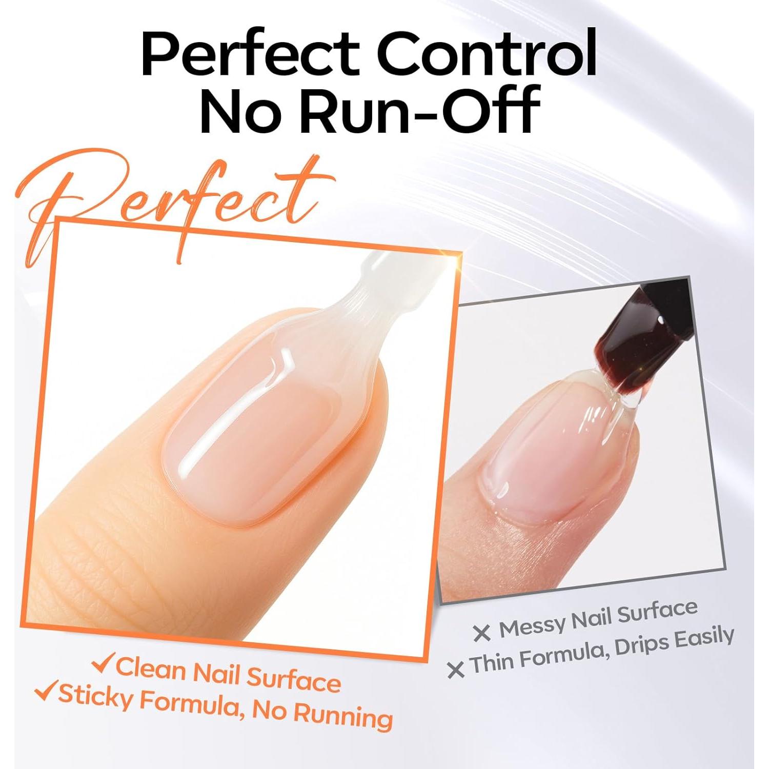 Set Gel Base y Top Coat Modelones 15ml Mejorado 2 Pcs