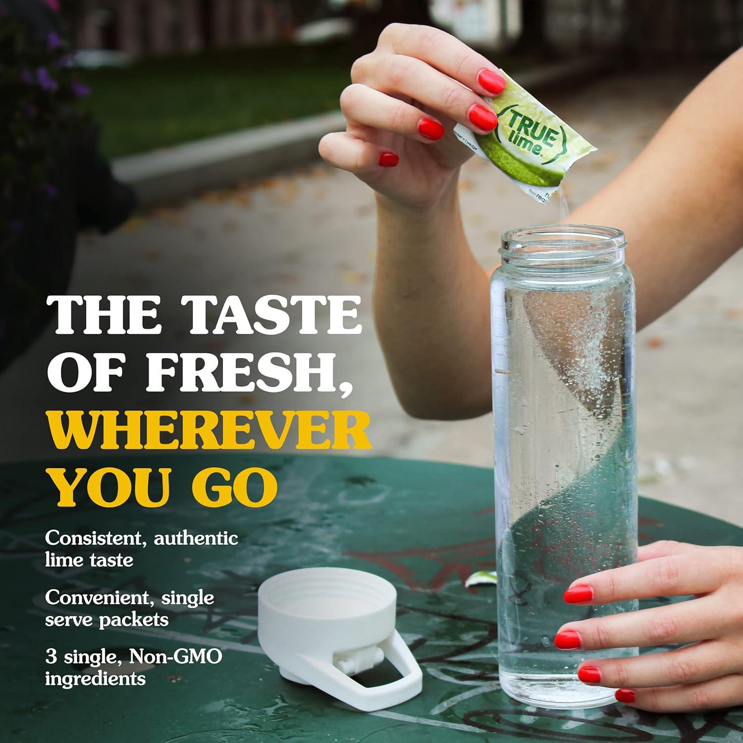 Mejorador de Agua True Lime 100 Paquetes 79.83g Sin Azúcar