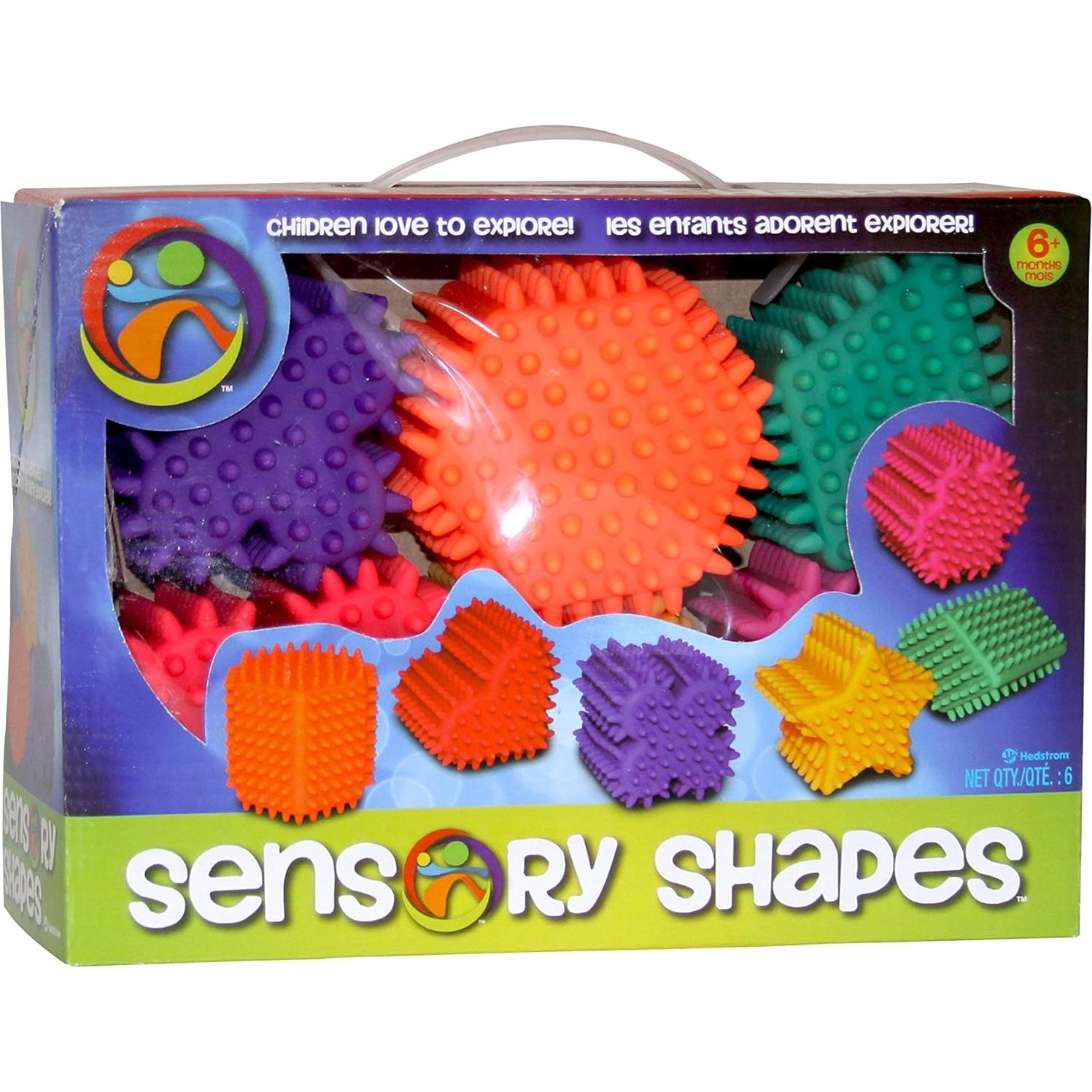 Formas Sensoriales Hedstrom 6 Piezas para Bebés 6+ Meses