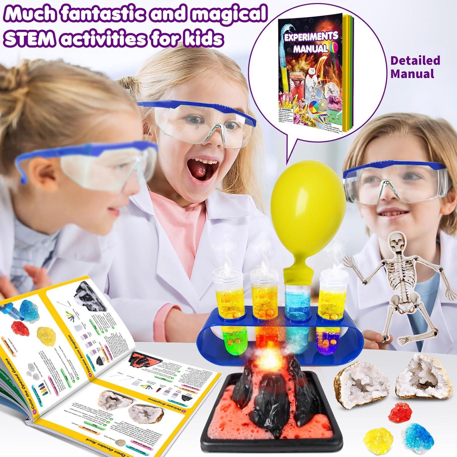 Kit de Ciencia UNGLINGA 150 Experimentos Educativos para Niños