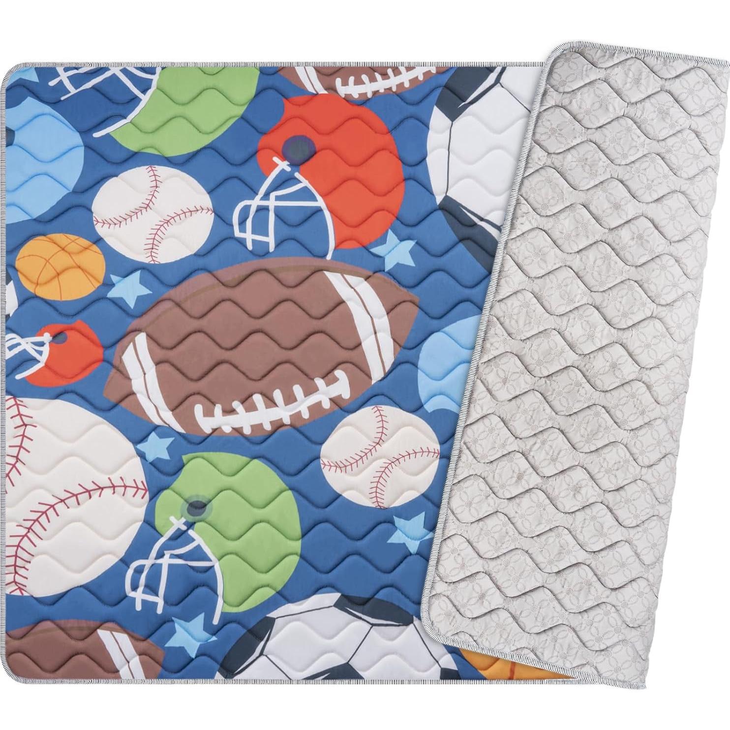 Alfombra de Juego Plegable IBVIVIC 127x127 cm Antideslizante