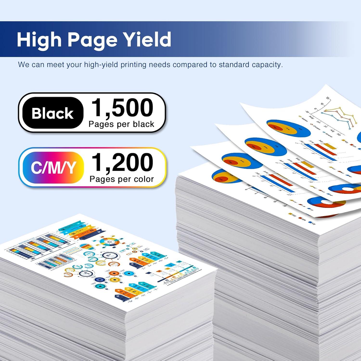 Cartucho de Tóner Compatible TN229 4-Pack Vauodn para Brother