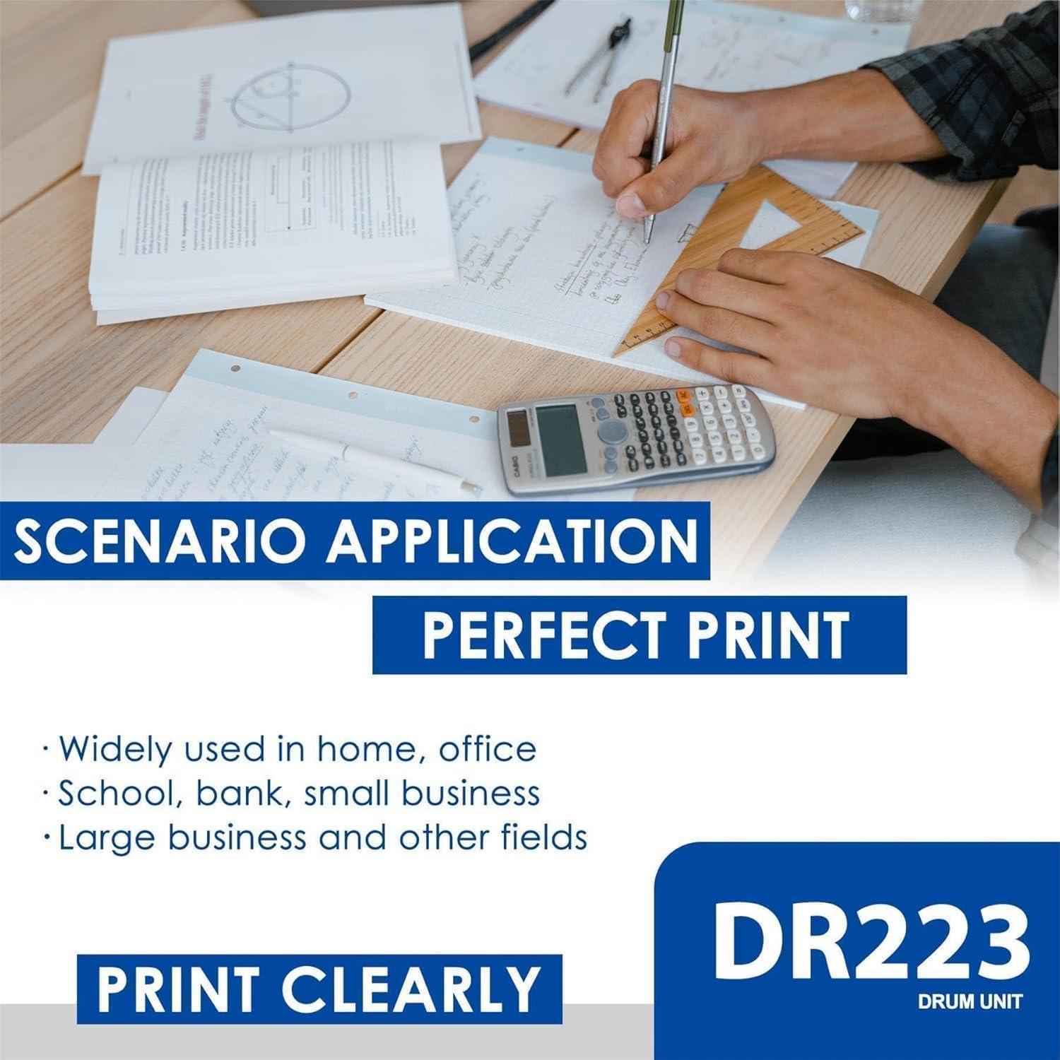 Conjunto de 4 Unidades de Tambor Brother DR223CL - Negro, Cian, Magenta, Amarillo