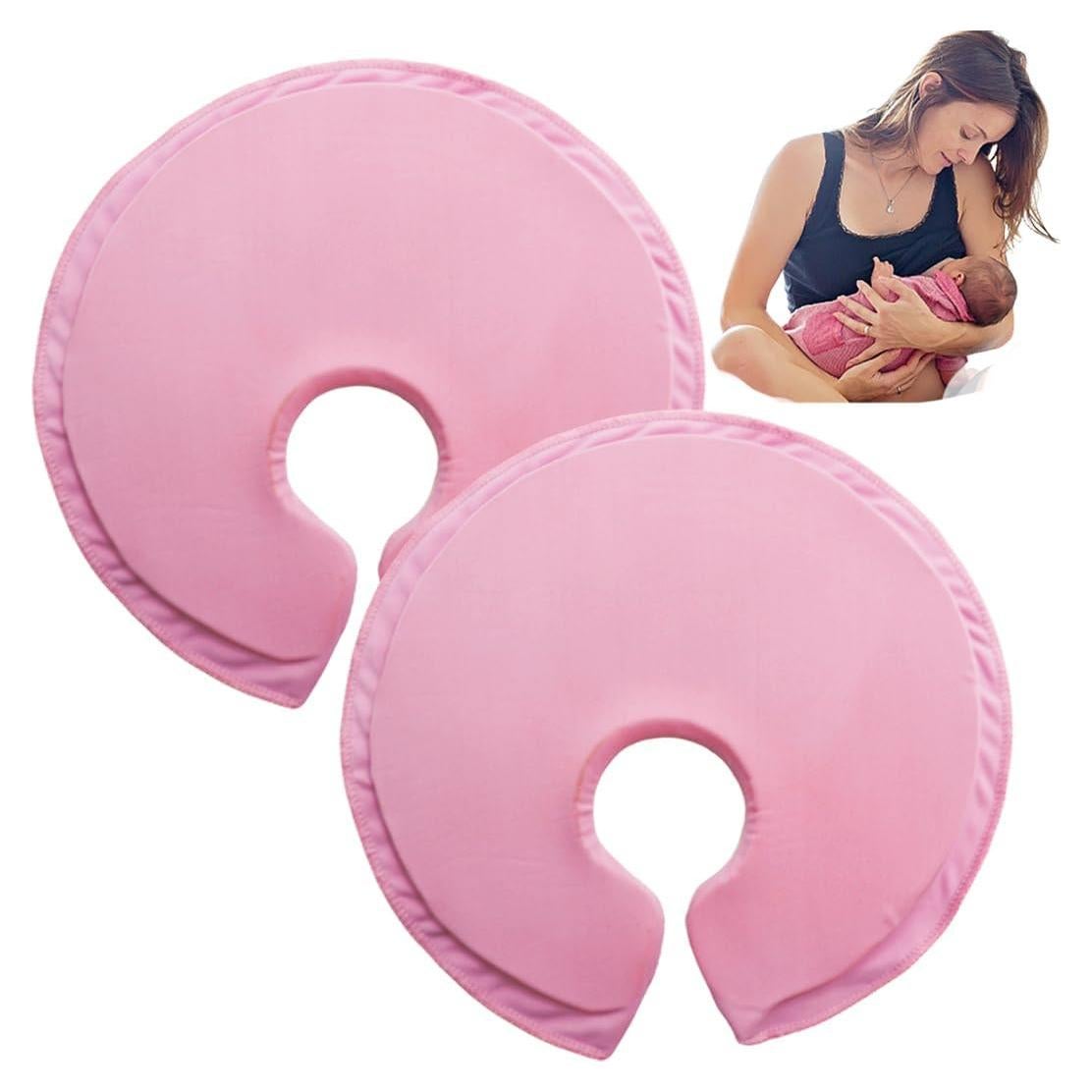 Compresas de Gel Suave HiFineCare para Senos Rosa 27.8x23.4cm