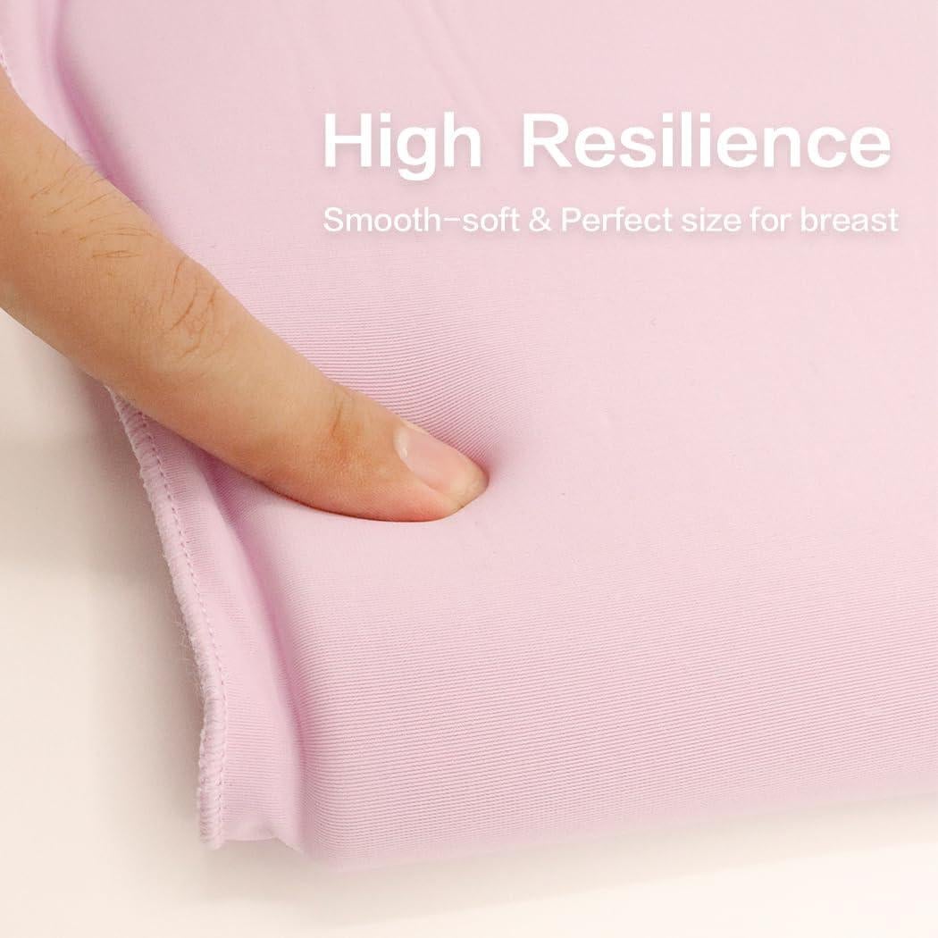 Compresas de Gel Suave HiFineCare para Senos Rosa 27.8x23.4cm