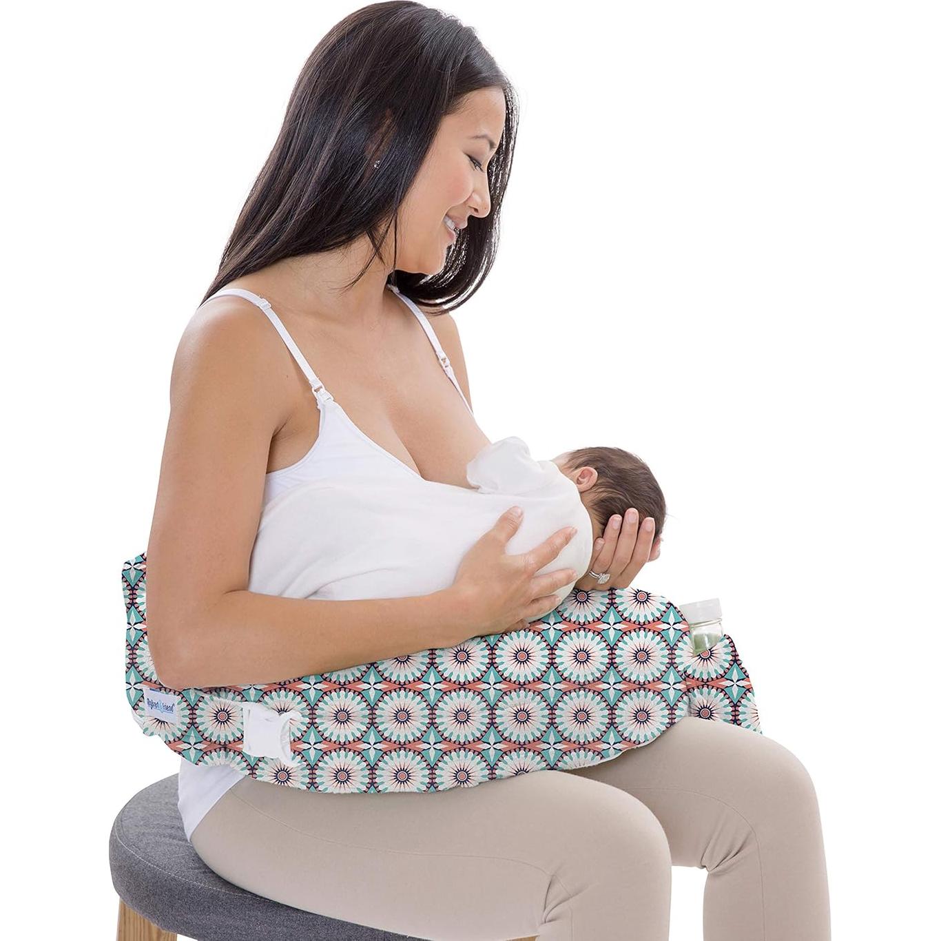 Almohada de Lactancia Mi Amigo Brest Original Ergonomía Coral