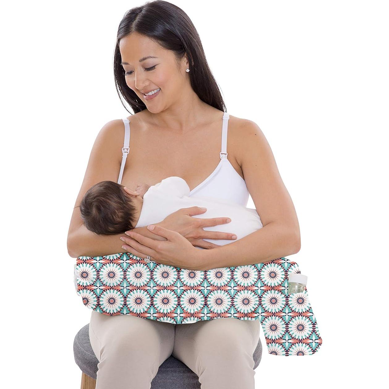 Almohada de Lactancia Mi Amigo Brest Original Ergonomía Coral