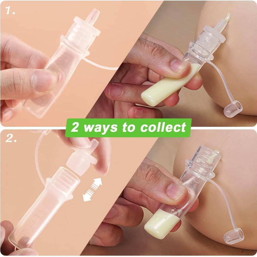 Kit Recolector de Calostro Haakaa 2 Piezas 4ml Silicona BPA Free