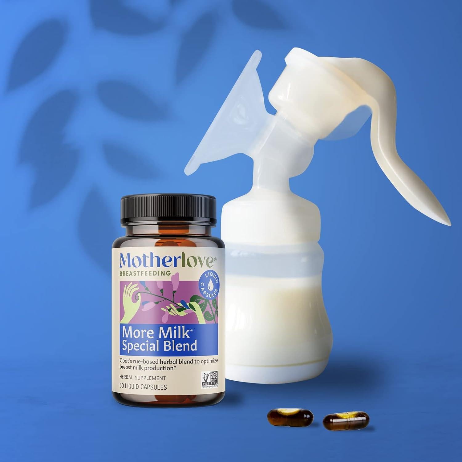 Motherlove Mezcla Especial Más Leche 60 Cápsulas Líquidas Suplemento Herbal