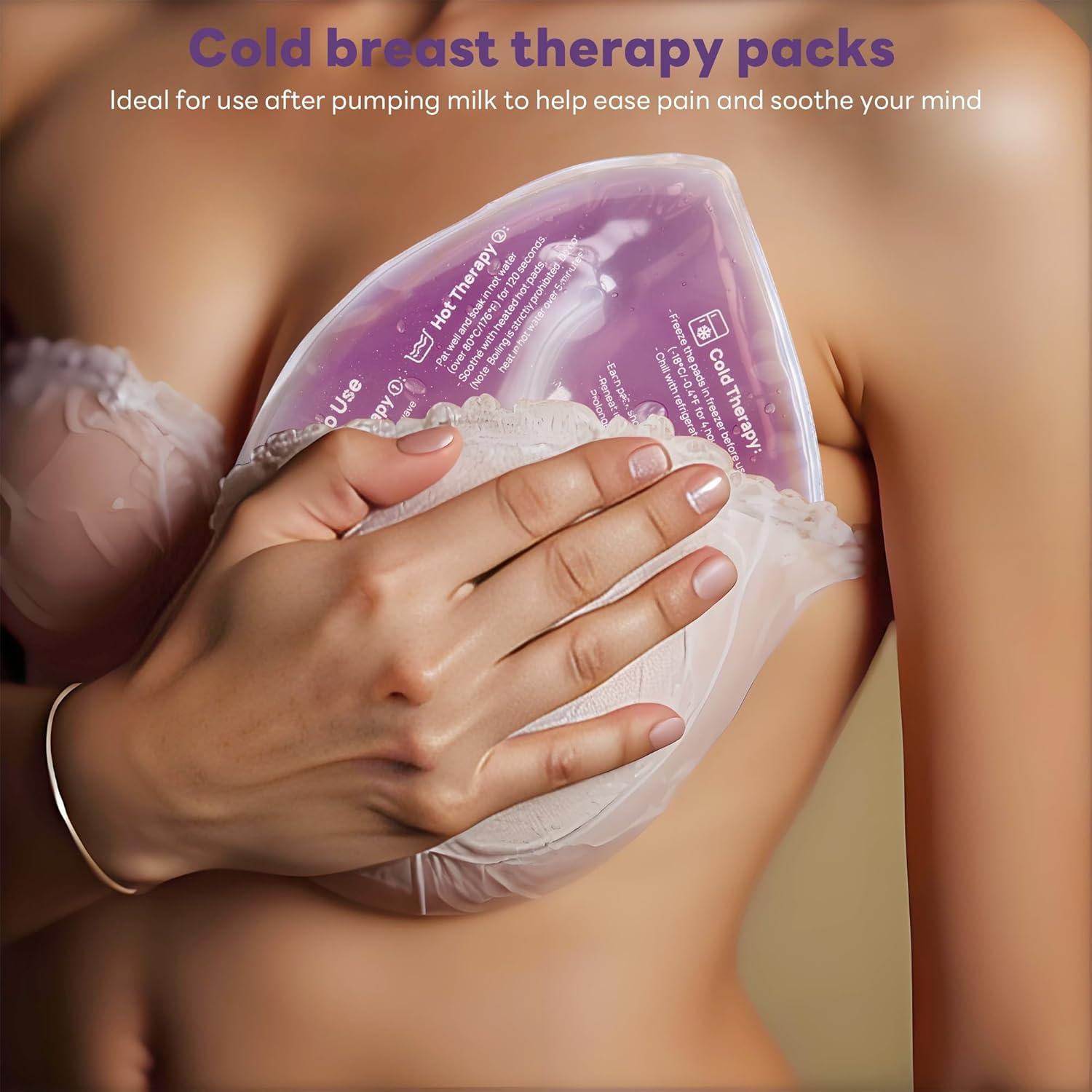 Paquetes de Terapia para Senos Grandes Momfree - Gel Reutilizable