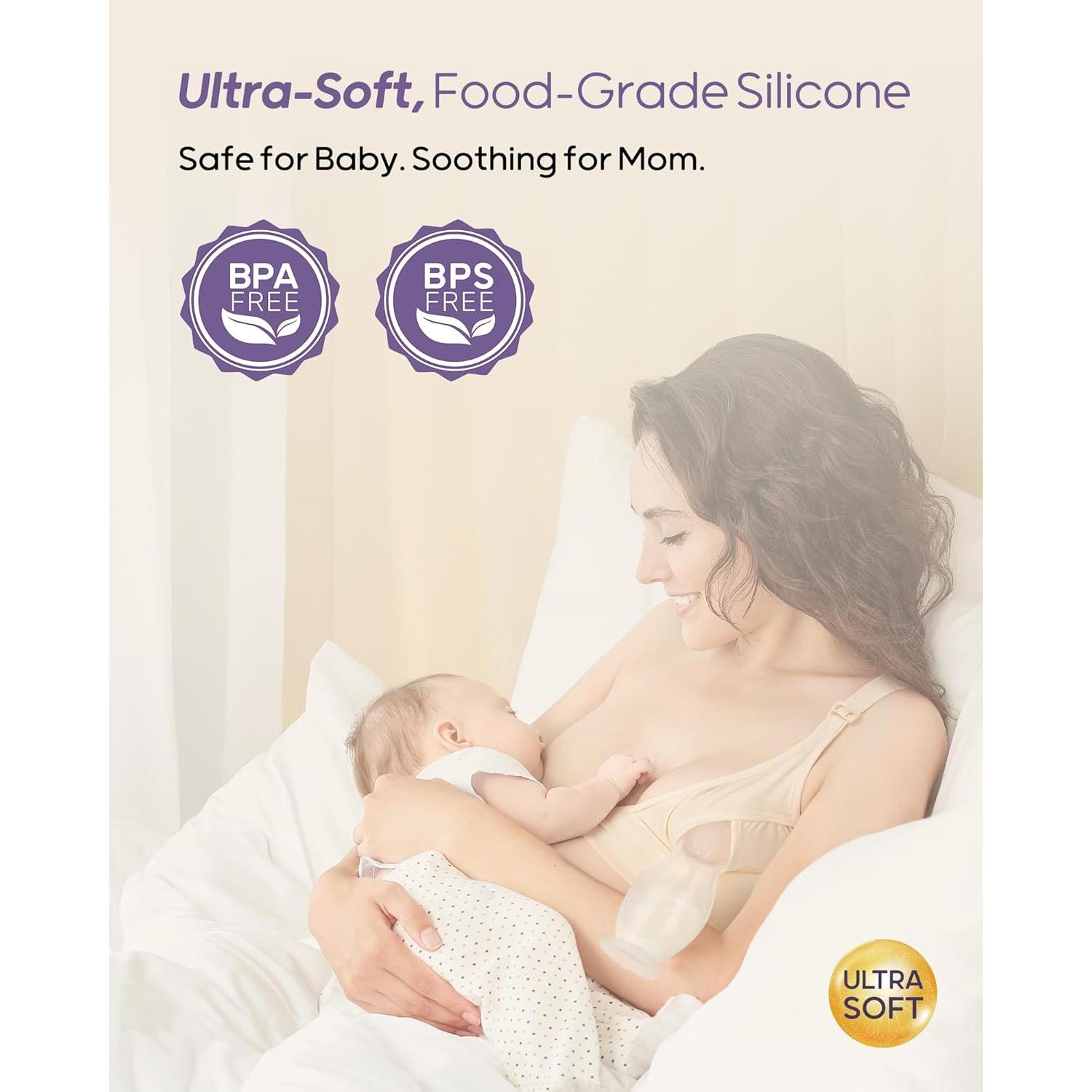 Bomba Manual de Silicona Nuliie 120ml Antifugas para Lactancia