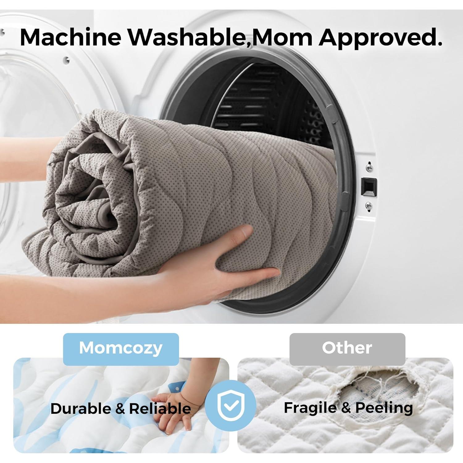 Alfombra de Juego para Bebés Momcozy 127x127 cm Antideslizante