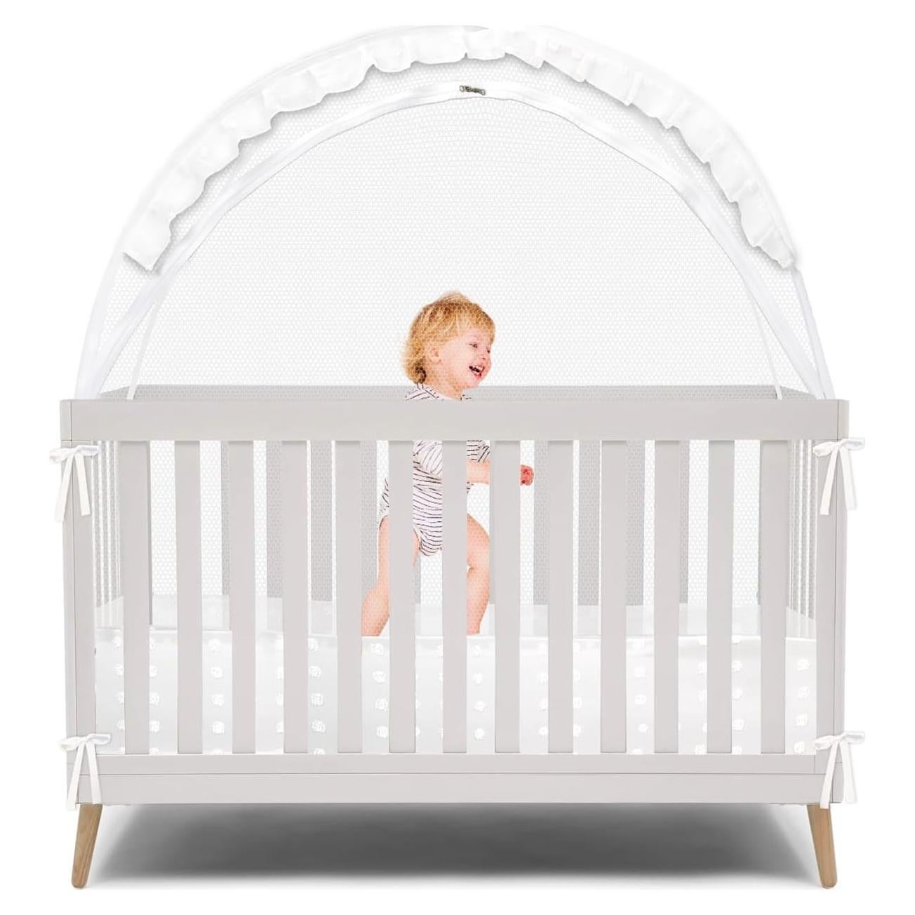 Tienda de Red para Cuna de Bebé Wonder Space - Encaje - Malla Transpirable