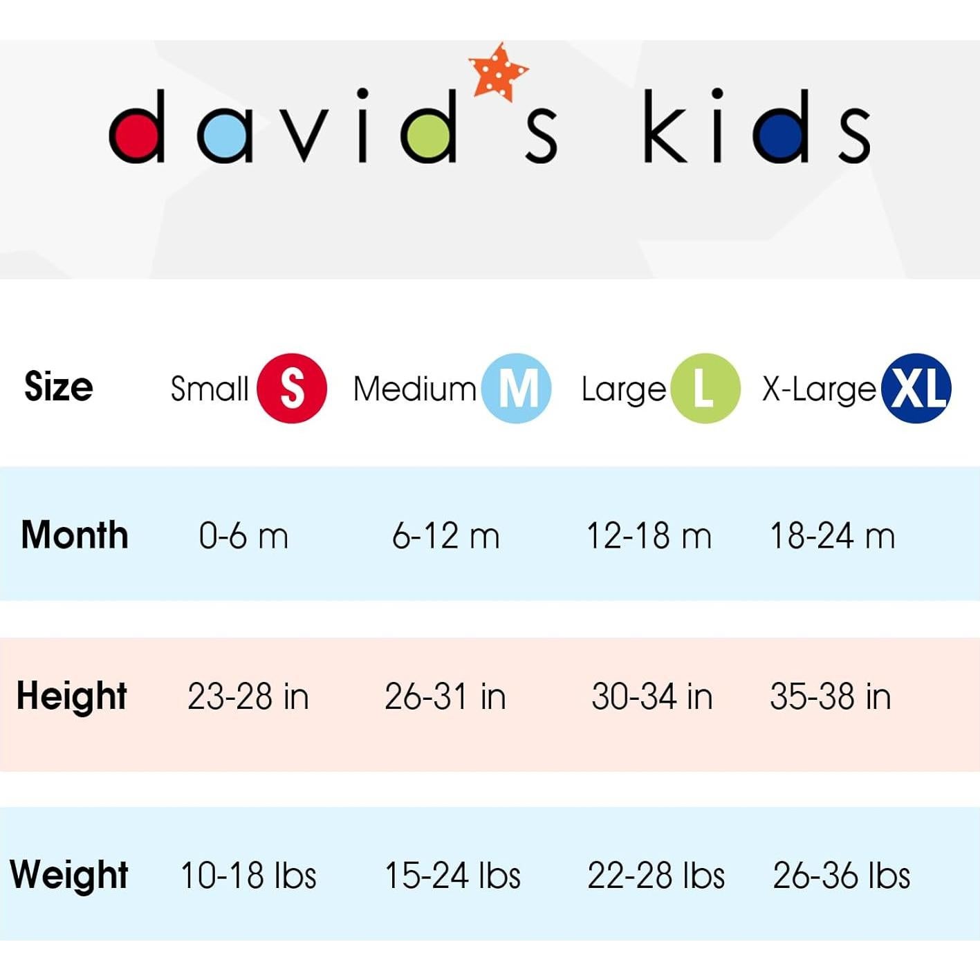 Sacos de dormir David's Kids para bebés 6-12 meses nubes