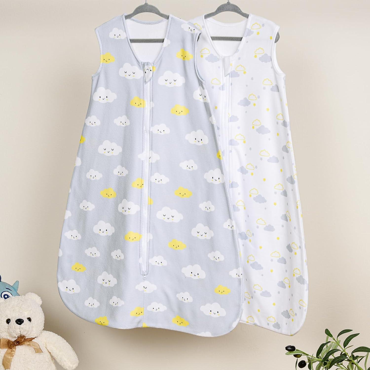 Sacos de dormir David's Kids para bebés 6-12 meses nubes