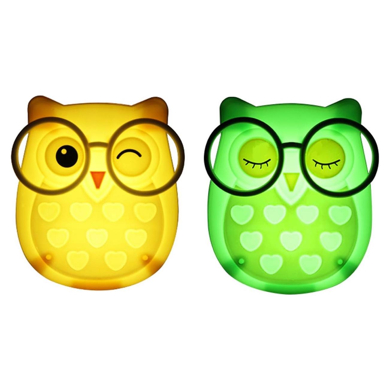 Luz Nocturna LED FuWinet 2 Pcs Sensor Automático Niños