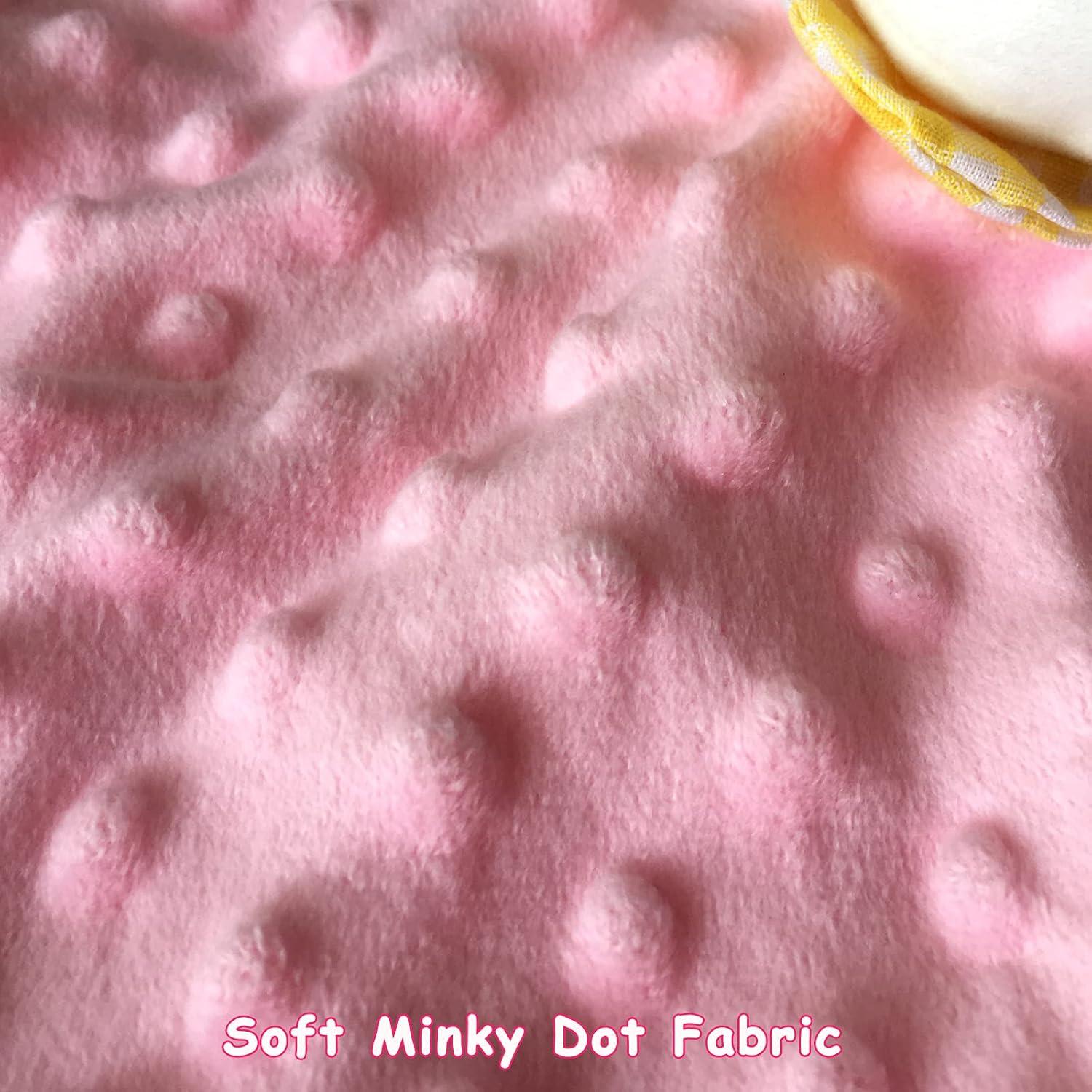 Manta de Seguridad de Conejito Rosa Upalupa 33cm Suave