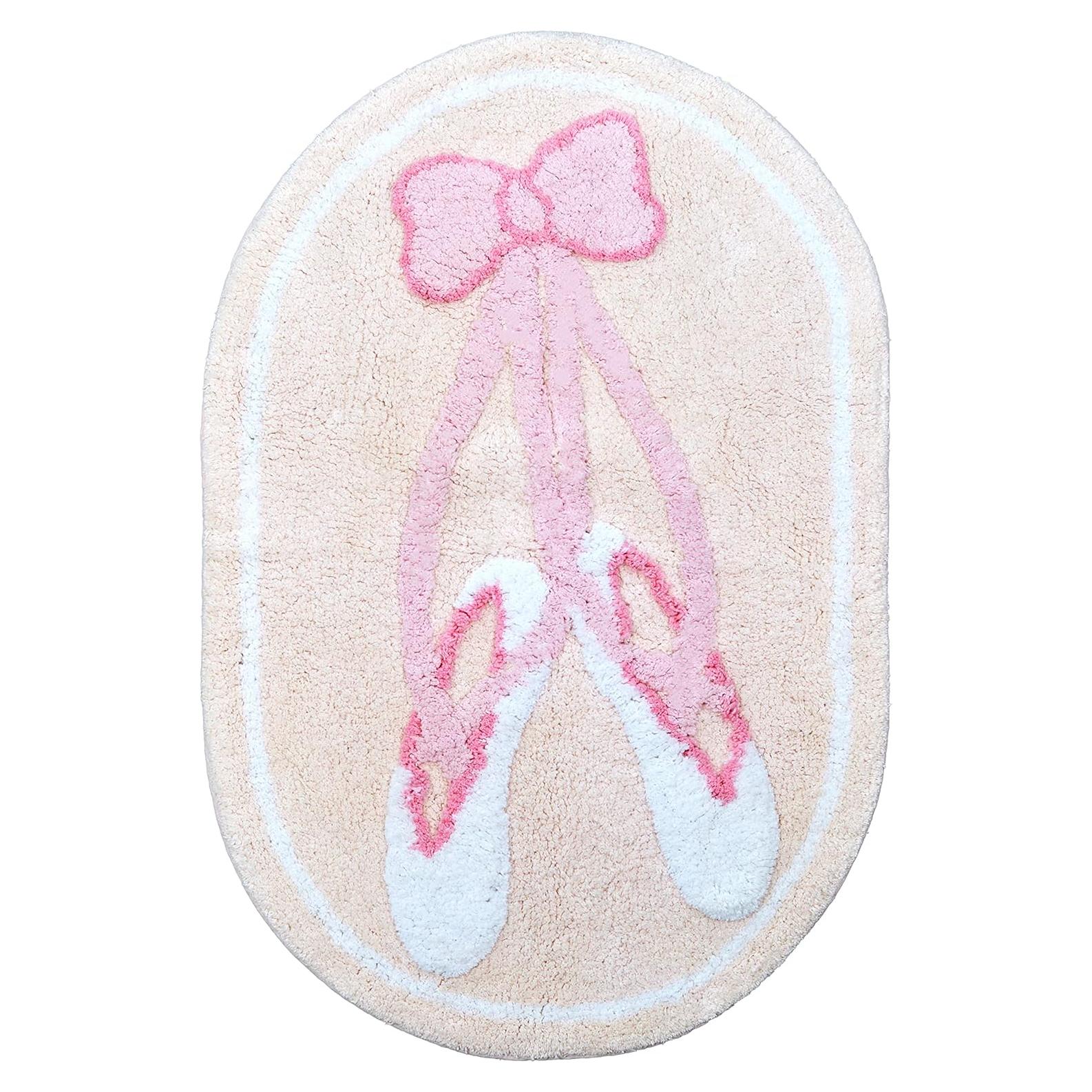 Alfombra de área Ballerina Everyday Kids 76x51 cm Algodón Antideslizante