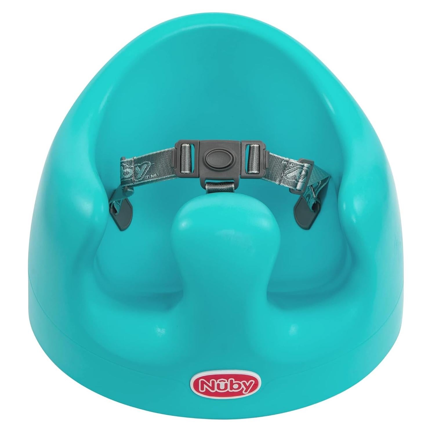 Silla de Suelo Nuby Aqua para Bebés - Portátil con Cojín y Arnés