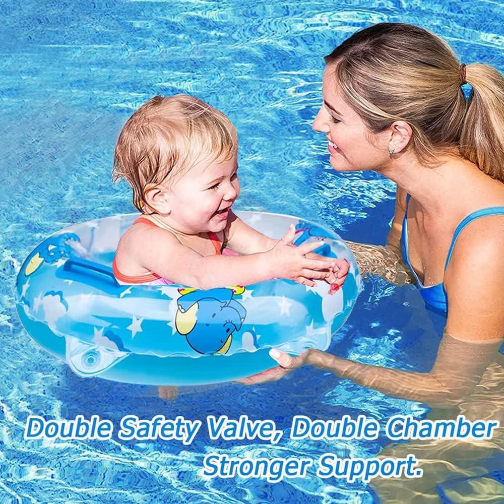 Flotador Inflable para Bebé AIYUENCICI Elefante Azul 18.14kg