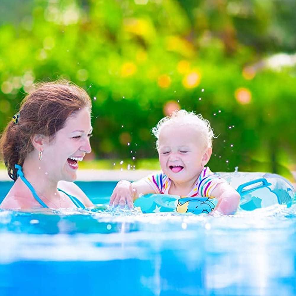 Flotador Inflable para Bebé AIYUENCICI Elefante Azul 18.14kg