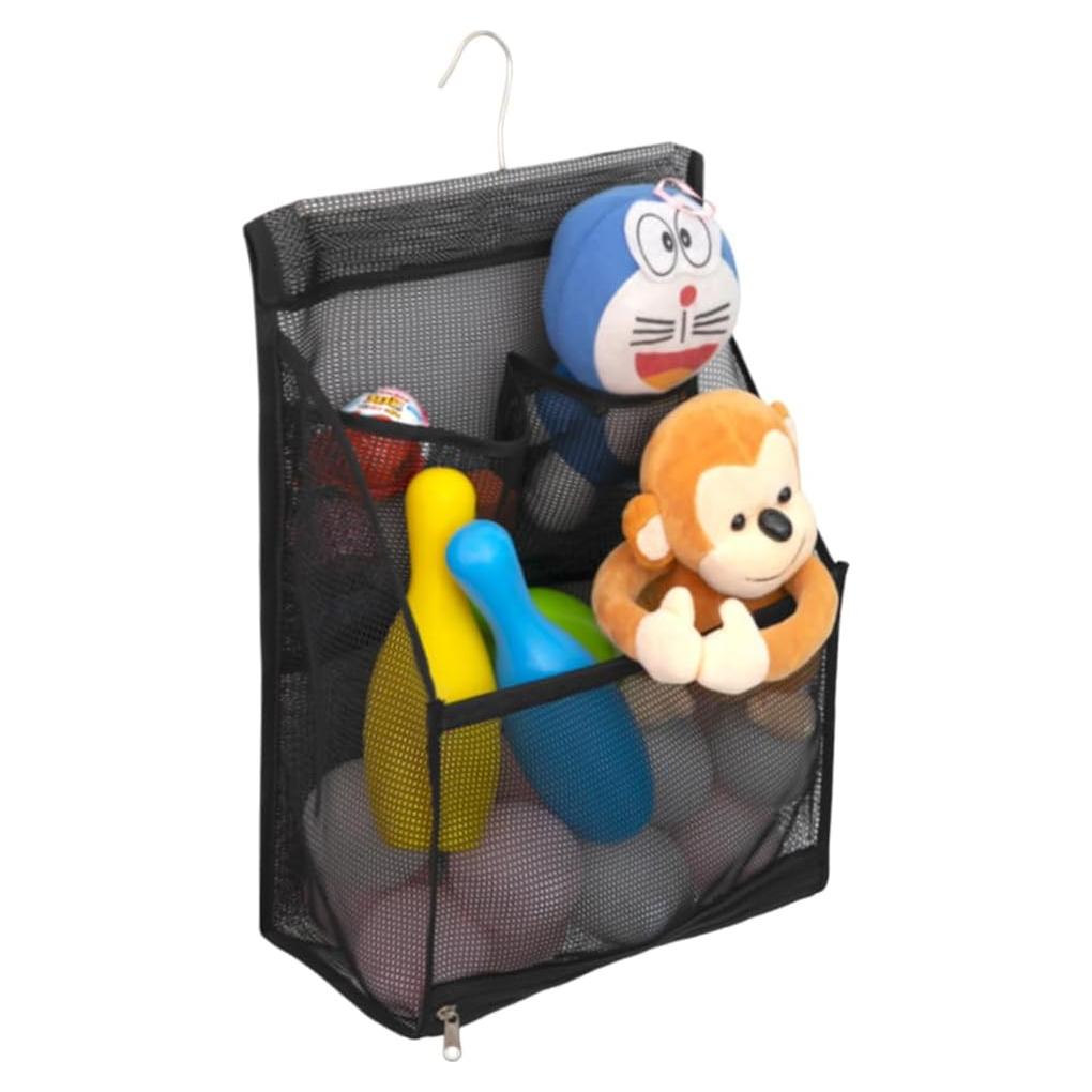 Bolsa Organizadora de Juguetes de Baño ALYER 38x30.5cm Negra