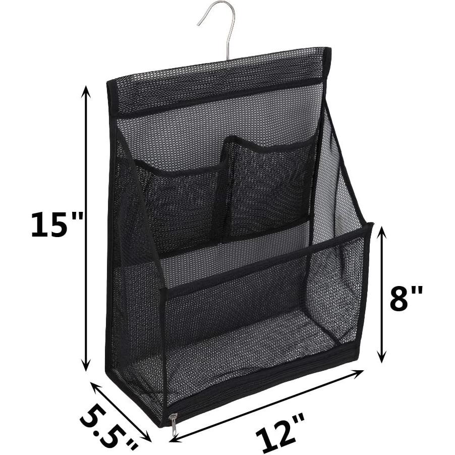 Bolsa Organizadora de Juguetes de Baño ALYER 38x30.5cm Negra