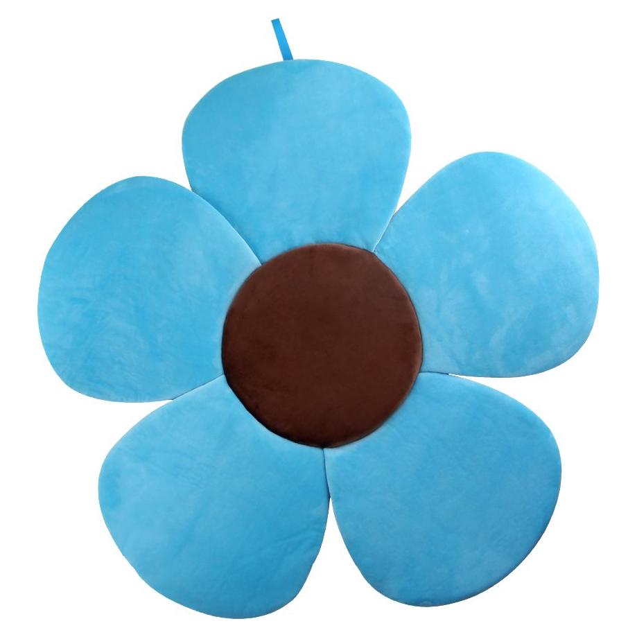 Alfombrilla de Baño para Bebés KAKIBLIN Flor Azul 77x77 cm