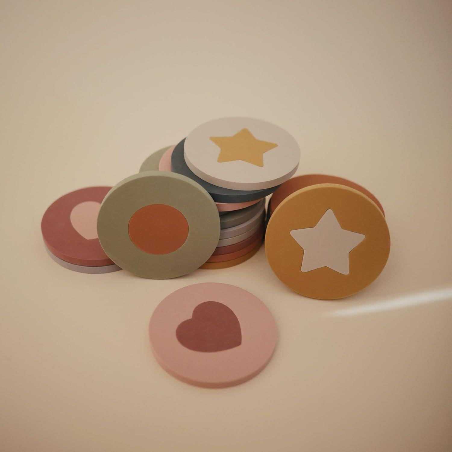 Rompecabezas de espuma Mushie 10 piezas para baño 3 años+