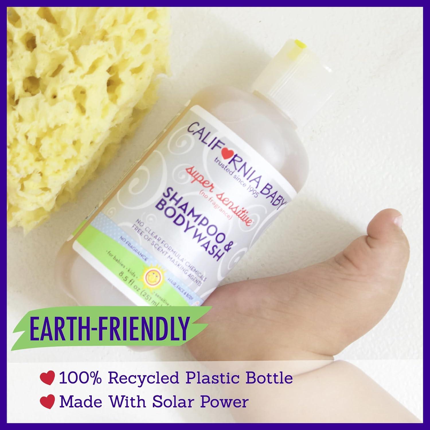 Champú y Gel de Baño California Baby 250 mL Hipoalergénico