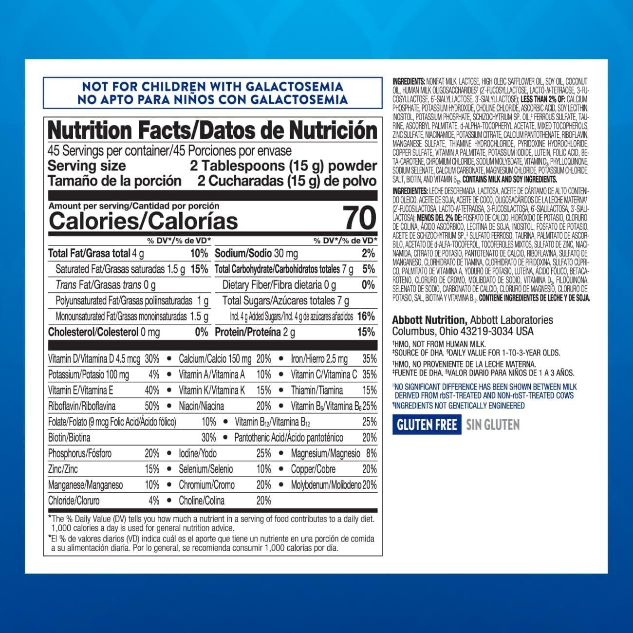 Bebida Nutricional para Niños Similac Go & Grow 680 g