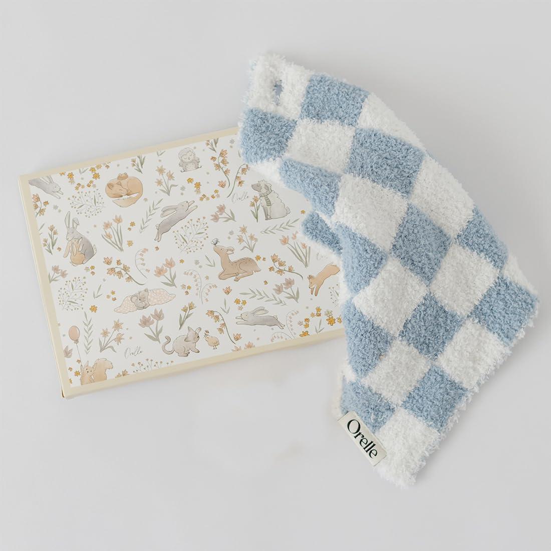 Manta de Chupete Orelle Baby Azul | Microfibra Suave 22.86 cm