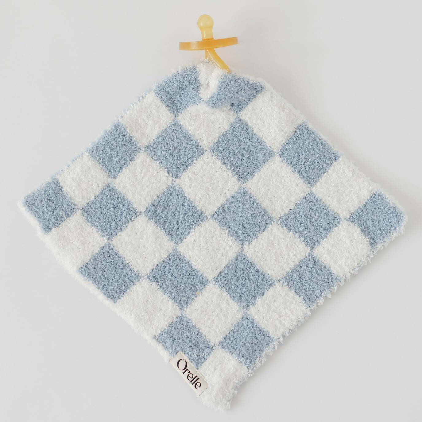 Manta de Chupete Orelle Baby Azul | Microfibra Suave 22.86 cm