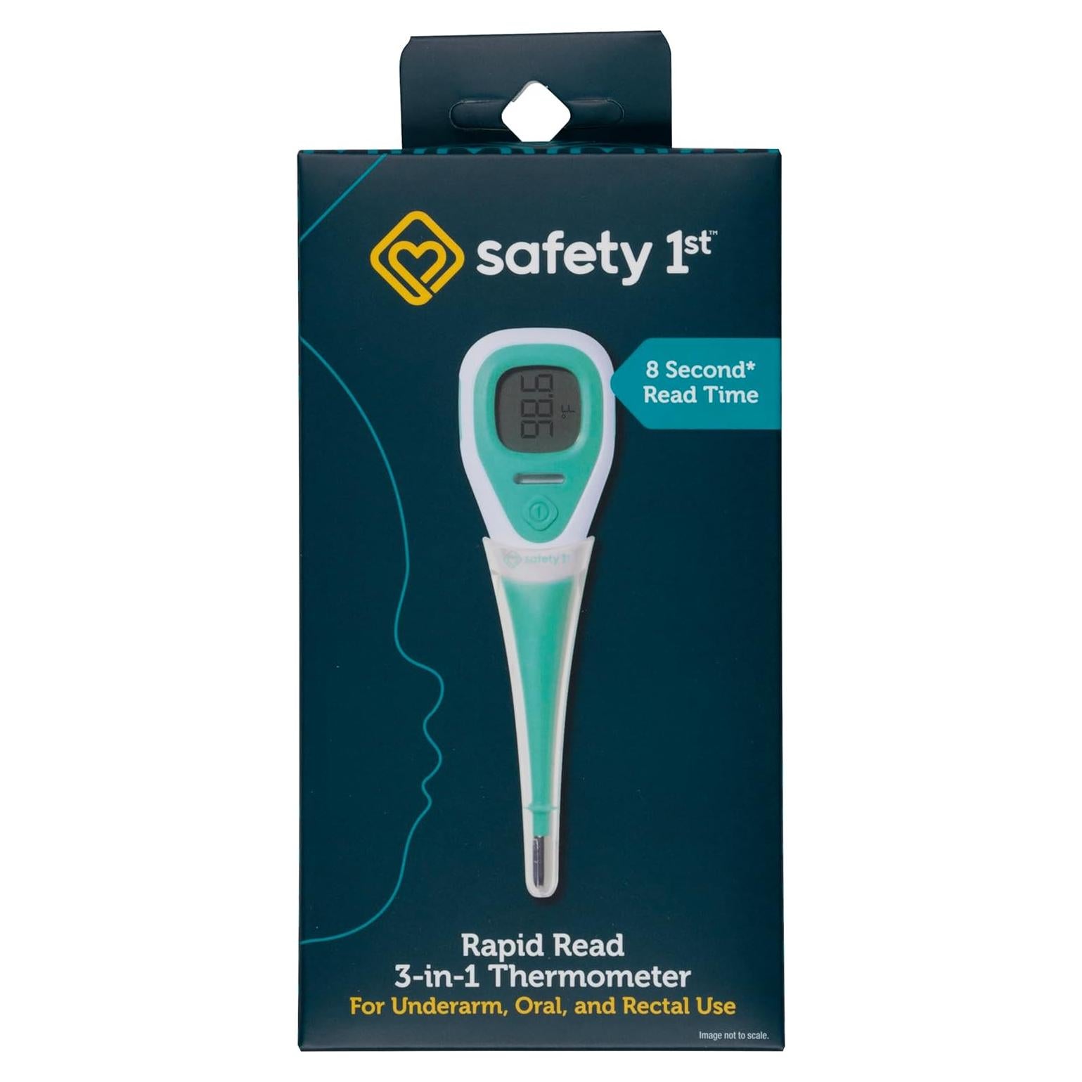 Termómetro 3-en-1 Safety 1st, Lectura Rápida, Talla Única